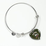 Scotstee Shop - Scotstee Shop Cochrane Clan Scotland Tartan Plaid Charm Bracelet Bangle Heart Jewelry Gift For Women