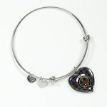 Scotstee Shop - Scotstee Shop Blair Modern Clan Scotland Tartan Plaid Charm Bracelet Bangle Heart Jewelry Gift For Women