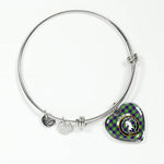 Scotstee Shop - Scotstee Shop Colville Clan Scotland Tartan Plaid Charm Bracelet Bangle Heart Jewelry Gift For Women
