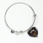 Scotstee Shop - Scotstee Shop Cameron Of Erracht Modern Clan Scotland Tartan Plaid Charm Bracelet Bangle Heart Jewelry Gift For Women