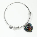 Scotstee Shop - Scotstee Shop Cameron Of Erracht Ancient Clan Scotland Tartan Plaid Charm Bracelet Bangle Heart Jewelry Gift For Women