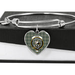 Scotstee Shop - Scotstee Shop Craig Clan Scotland Tartan Plaid Charm Bracelet Bangle Heart Jewelry Gift For Women