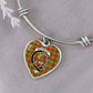 Scotstee Shop - Scotstee Shop Jewelry MacGregor Clan Scotland Tartan Plaid Charm Bracelet Bangle Heart Jewelry Gift For Women