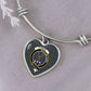 Scotstee Shop Jewelry Forbes Of Druinnor Clan Scotland Tartan Plaid Charm Bracelet Bangle Heart Jewelry Gift For Women
