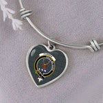Scotstee Shop Jewelry Forbes Of Druinnor Clan Scotland Tartan Plaid Charm Bracelet Bangle Heart Jewelry Gift For Women