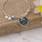 Scotstee Shop Jewelry Forbes Of Druinnor Clan Scotland Tartan Plaid Charm Bracelet Bangle Heart Jewelry Gift For Women