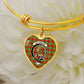 Scotstee Shop - Scotstee Shop Jewelry MacGregor Clan Scotland Tartan Plaid Charm Bracelet Bangle Heart Jewelry Gift For Women