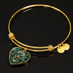 Scotstee Shop - Scotstee Shop Blackadder Clan Scotland Tartan Plaid Charm Bracelet Bangle Heart Jewelry Gift For Women