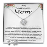 Mom Necklace, Mother-In-Law Necklace, Necklace Gift To My Boyfriend's Mom Gift, Future Mother-In-Law Necklace Mother's Day Love Knot Necklace
