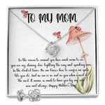 Mom Necklace, Gift Necklace For Mom Always Love You, Mother Neckalce Mother's Day Love Knot Necklace