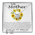 Mom Necklace, To My Mother Necklace Gift For Mom, Mother's Day Necklace From Daughter Son Mother's Day Love Knot Necklace