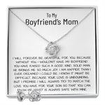 Mom Necklace, Mother-In-Law Necklace, Gift To My Boyfriend's Mom Necklace, Gift For Future Mother-In-Law Mother's Day Love Knot Necklace