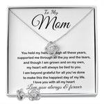 Mom Necklace - To My Mom - Love You Always And Forever Mother's Day Love Knot Necklace
