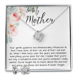 To Mom - Gentle Guidance Mother's Day Love Knot Necklace