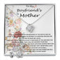 Mother-In-Law Necklace, To My Boyfriend's Mom Gift, Future Mother-In-Law Necklace Mother's Day Love Knot Necklace