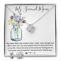 Mom Necklace, Bonus Mom Necklace Gift For Stepmom Neckalce Mother's Day Love Knot Necklace