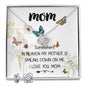 Mom Necklace Gift -Love You Always And Forever - Mother's Day Gift Mother's Day Love Knot Necklace