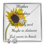 Mother Necklace - Mother Gift - Never Truly Part Mother's Day Necklace Mother's Day Love Knot Necklace