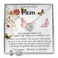 Mom Necklace Gift - To My Mom - Twists & Turns Gift Set Mom Necklace Mother's Day Love Knot Necklace