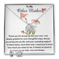 Bonus Mom Necklace, Other Mother Necklace, Gift For Bonus Mom Second Mom Necklace Mother's Day Love Knot Necklace