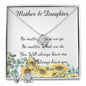 Mother Necklace - No Matter What - I Will Always Love You Mom Necklace Mother's Day Love Knot Necklace