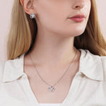 To My Mom - I Love You Mom, Mother's Day Necklace Mother's Day Love Knot Necklace
