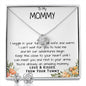 Mommy Necklace, To My Mommy Necklace, Gift For Mom To Be Necklace, Gift For First Time Mom, Expecting Mother Necklace, New Mom Necklace Gift Mother's Day Love Knot Necklace