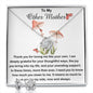 Bonus Mom Necklace, Other Mother Necklace, Gift For Bonus Mom Second Mom Necklace Mother's Day Love Knot Necklace