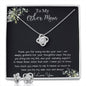 Bonus Mom Necklace, Gift To My Other Mother Necklace, Gift For Bonus Mom Second Mom Mother's Day Love Knot Necklace