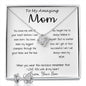 Mom Necklace - Gift For Mom From Son - You Have Been My Biggest Champion Mother's Day Gift Mother's Day Love Knot Necklace