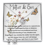 Mom Necklace, Mother and Son Gift, Gift For Mom From Son, Sentimental Gifts For Mom From Son,  Mother's Day Necklace Mother's Day Love Knot Necklace