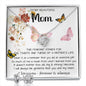 Mom Necklace Gift - To My Mom - Twists & Turns Gift Set Mom Necklace Mother's Day Love Knot Necklace
