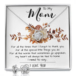 Mom Necklace, Mom Gift From Daughter, Mother Day Necklace Meaningful For Mom Christmas Gift For Mom Neckalce Mother's Day Love Knot Necklace