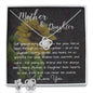 Mom Necklace Gift, Mothers's Day Necklace - Special Bond Mother's Day Love Knot Necklace