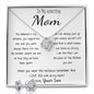 Mom Necklace - Gift for Mom from Son Mother's Day Love Knot Necklace