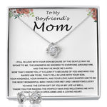 Mom Necklace, Mother-In-Law Necklace, Necklace Gift To My Boyfriend's Mom Gift, Future Mother-In-Law Necklace Mother's Day Love Knot Necklace