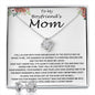 Mom Necklace, Mother-In-Law Necklace, Necklace Gift To My Boyfriend's Mom Gift, Future Mother-In-Law Necklace Mother's Day Love Knot Necklace
