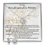 Mom Necklace, Mother-In-Law Necklace, To My Boyfriend's Mom Necklace, Gift For Boyfriend's Mom Mother's Day Necklace Mother's Day Love Knot Necklace