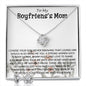Mother-In-Law Necklace, Gift To My Boyfriend's Mom Necklace, Gift For Future Mother-In-Law Mother's Day Love Knot Necklace