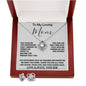To My Loving Mom - Love Always Your Son Necklace Mother's Day Love Knot Necklace