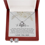 Mom Necklace Mother's Day Gift, To My Mom Necklace, Gift For Mom,  Mother's Day Necklace Mother's Day Love Knot Necklace