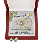 Stepmom Necklace, To My Badass Bonus Mom Gift Neckalce, Gift For Stepmom, Stepmother, Second Mom Necklace Mother's Day Love Knot Necklace