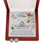 Mom Necklace Gift - To My Mom - Gift From Daughter - Mother's Day Necklace Mother's Day Love Knot Necklace