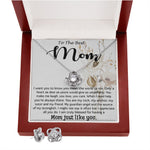 Mom Necklace, Best Mother's Day Gift - To My Mom Best Necklace Mother's Day Love Knot Necklace