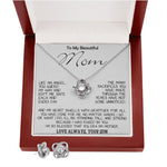 To My Beautiful Mom - I'm So Blessed That You Are My Mother - Love Your Son, Mother's Day Necklace Mother's Day Love Knot Necklace