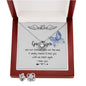 Mom Necklace - I'll Miss You Untill We Meet Again - Mother's Day Gift Mother's Day Love Knot Necklace