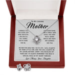 To My Loving Mother Necklace Where Are Smiles Are Many And Worries Are Few Gift For Her Mother's Day Necklace Mother's Day Love Knot Necklace