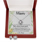To My Amazing Mom Necklace From Son Little Boy You Taught Me Right Mom Birthday Gift For Her Mother's Day Necklace (1) Mother's Day Love Knot Necklace