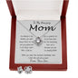 Mom Necklace - To Mom Necklace, Gift for Mom from Son Mother's Day Love Knot Necklace