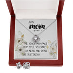 Mom Necklace Gift - Love You Always And Forever - Mother's Day Gift Mother's Day Love Knot Necklace